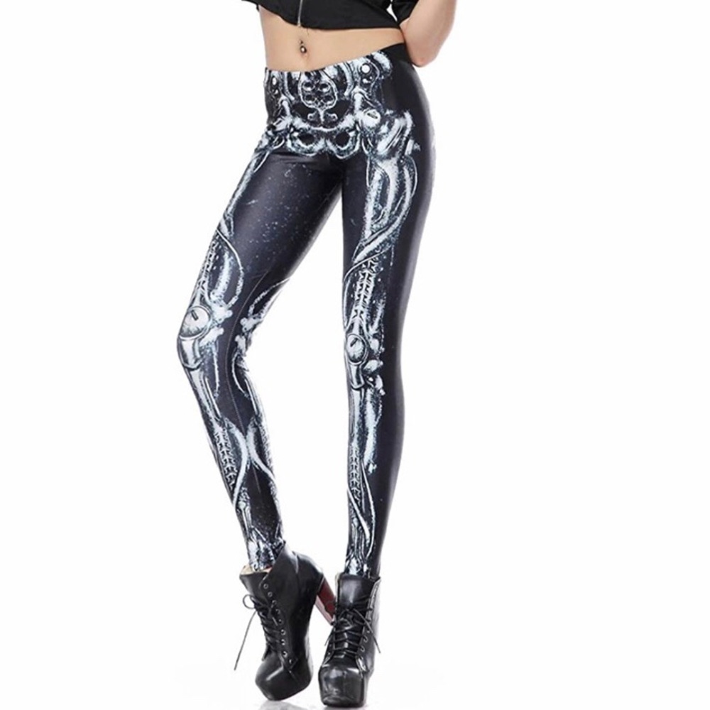 Steampunk Skeleton Leggings